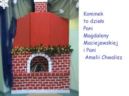 Zima w świetlicy